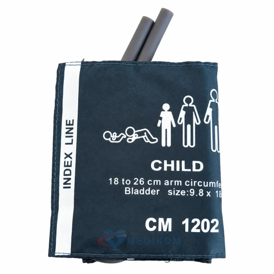 Mankiet NIBP 18 - 26 cm dwuwężykowy, wielorazowego użytkudla pediatryczne Datex-Ohmeda, Ge Healthcare, Diascope.