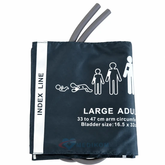 Mankiet NIBP 33 - 43 cm dwuwężykowy, wielorazowego użytkudla dorosłych Datex-Ohmeda, Ge Healthcare, Diascope.