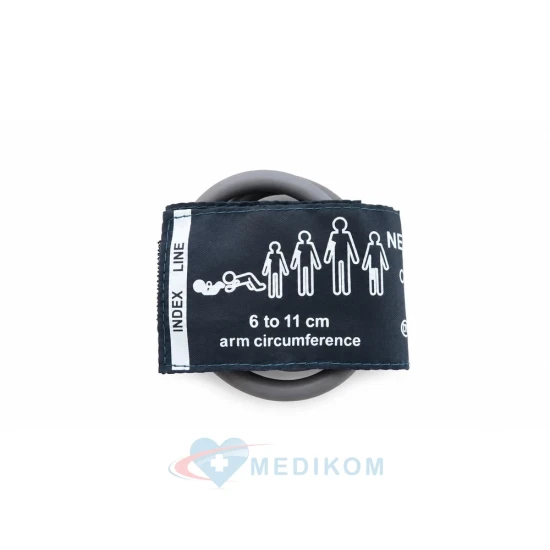 Mankiet NIBP 6 - 16 cm jednowężykowy, wielorazowego użytku neonatologiczny