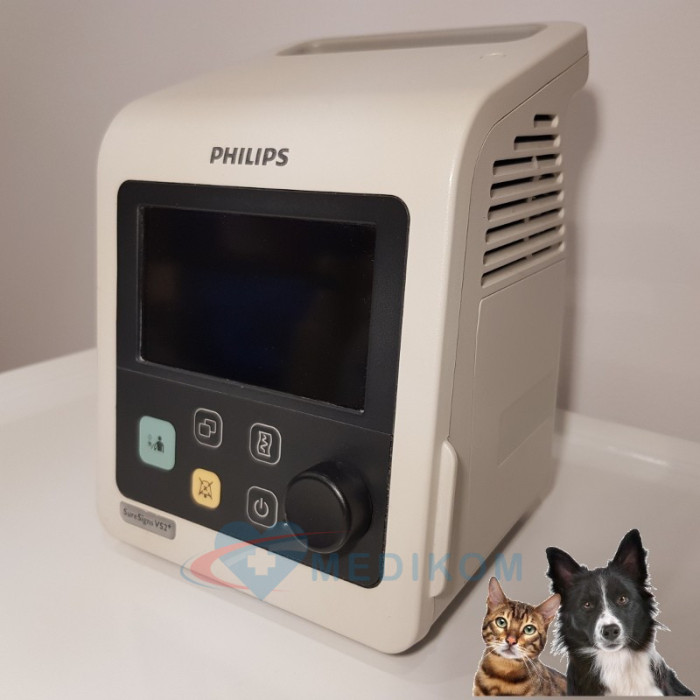 Monitor pacjenta Philips SureSigns VS2+ z akcesoriami weterynaryjnymi