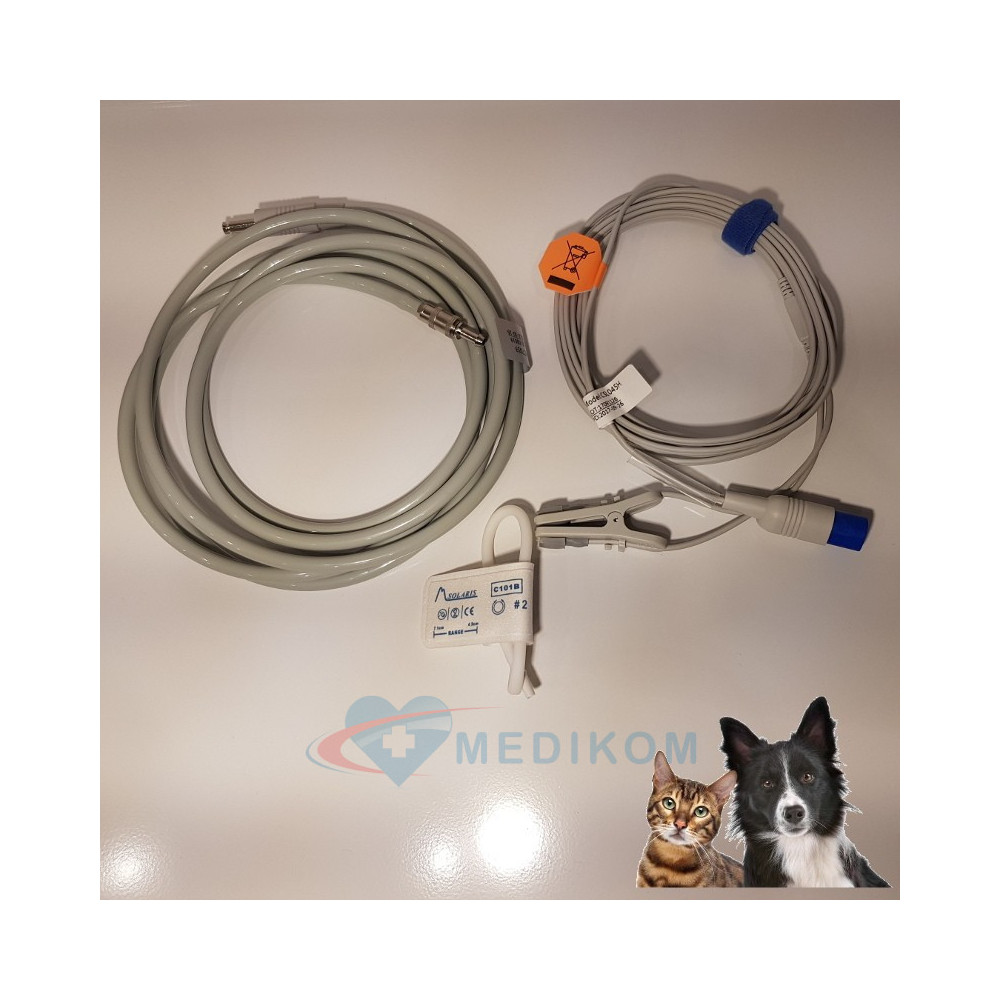 Monitor pacjenta Philips SureSigns VS3 z akcesoriami weterynaryjnymi