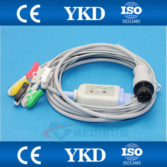 Kabel EKG Mindray, Goldway, Edan, Zoll kompletny 5-odpr.