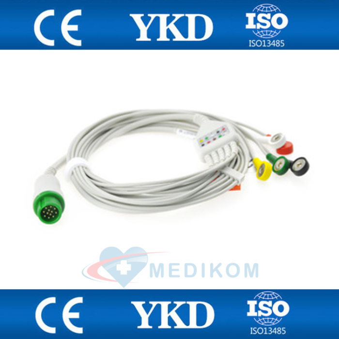 Kabel EKG LifePak -12, -15, -20 kompletny 5-odpr.