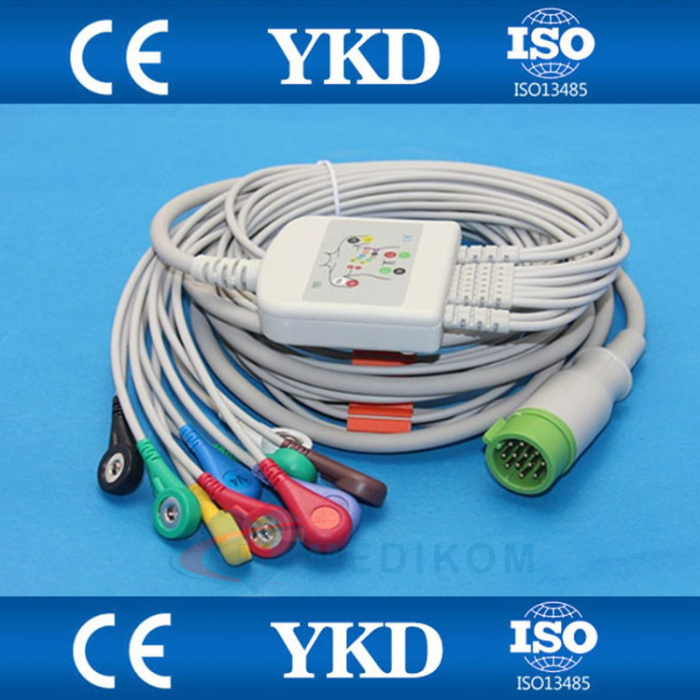 Kabel EKG LifePak -12, -15, -20 kompletny 10-odpr.