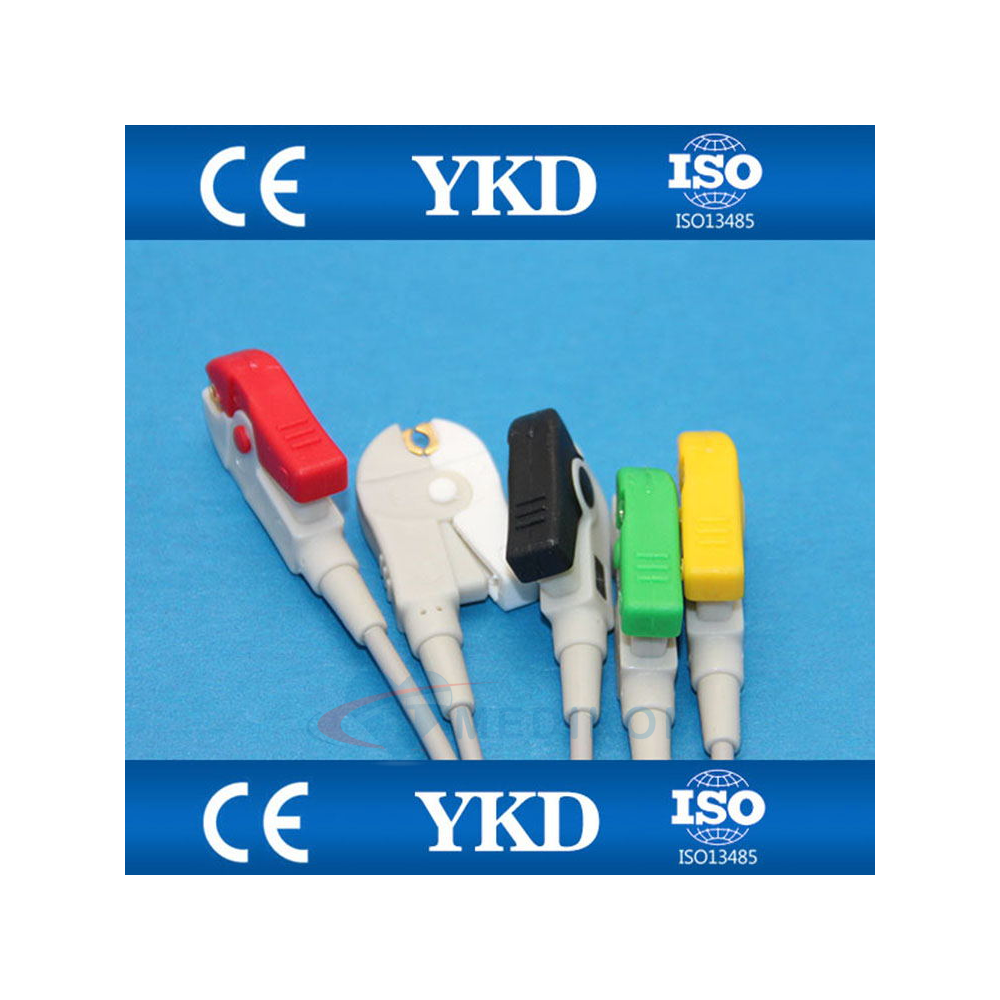 Kabel EKG kompletny 5-odprowadzeń EDAN, Mindray iMEC8  iMEC10  IMEC12  iMEC15, BeneView T5 T6 T8 T9