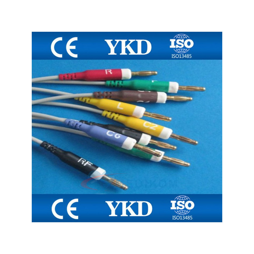 Kable EKG do HP Philips elektrokardiograf TC30  TC60, m1700a / 1701a / 1702a