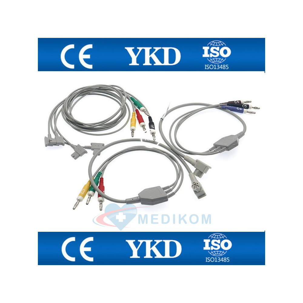 Kable EKG do HP Philips elektrokardiograf TC30  TC60, m1700a / 1701a / 1702a