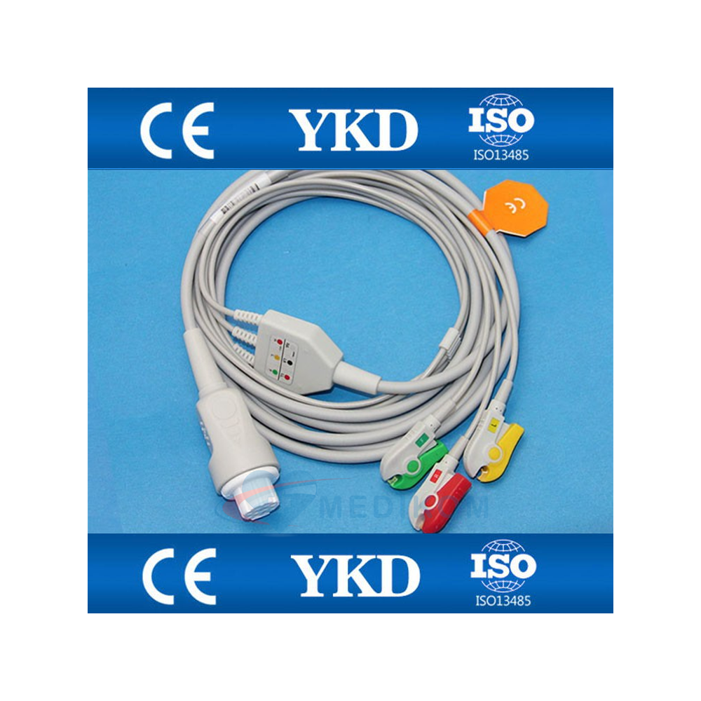 Kable Datex - Ohmeda kompletny EKG 3-odpr.  S/5 Compact S5, Cardiocap