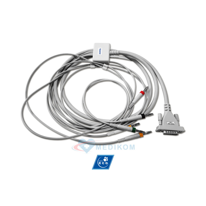 Kabel EKG weterynaryjny do aparatów EKG ASPEL KEKG-30W v.001W