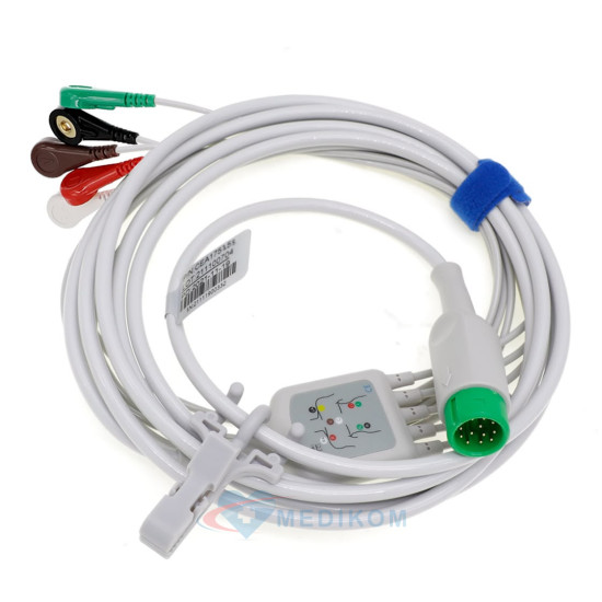 Kabel EKG do Comen, C60, C80, C86, Star8000, seria K Pro, K22 Pro, K1, NM Pro, N, ND, Comen