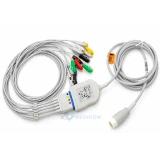 Kabel główny EKG Philips na 3 odprowadzenia HP. Kompatybilny z kardiomonitorami Philips, HP, Nihon Kohden i Welch Allyn.