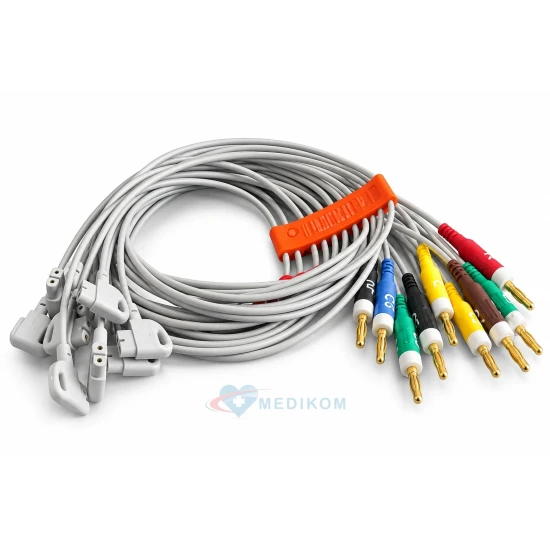 Kable EKG do HP Philips elektrokardiograf TC30  TC60, m1700a / 1701a / 1702a