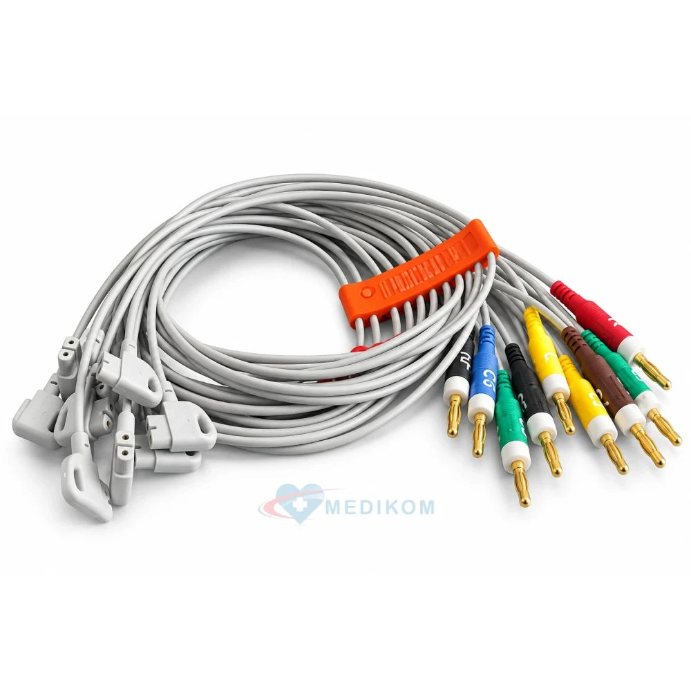 Kable EKG do HP Philips elektrokardiograf TC30  TC60, m1700a / 1701a / 1702a