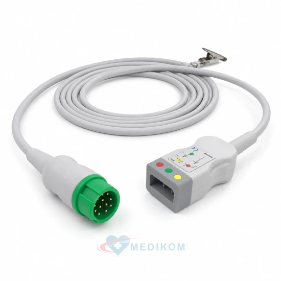 Kabel EDAN, Mindray iMEC8 / iMEC10 / IMEC12 / iMEC15, BeneView T5 / T6 / T8 / T9 połączeniowy z odprowadzeniami EKG (5-odpr.)  k