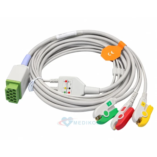 Kable EKG GE Healthcare kompletny EKG 3-odpr.