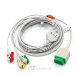 Kabel kompletny EKG 3-odprowadzeniowy GE Healthcare, Datex-Ohmeda