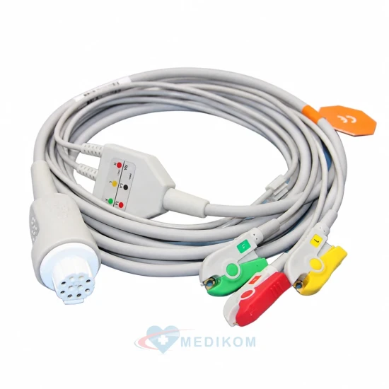 Kable Datex - Ohmeda kompletny EKG 3-odpr.  S/5 Compact S5, Cardiocap