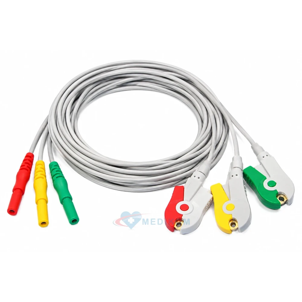 Emtel Odprowadzenia EKG 3 elektrody