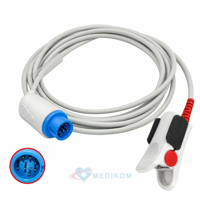 Mindray BeneView T5 T6 T8 nellcor module Czujnik SpO2 klips